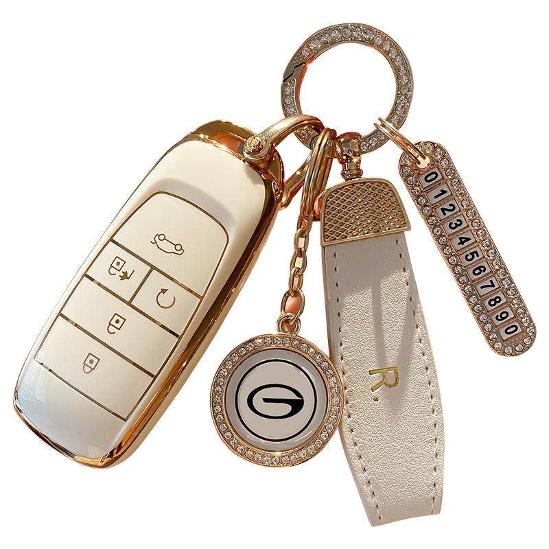 2023款埃安yplus钥匙套y广汽splus丫s魅580传祺vplus女AION壳V扣