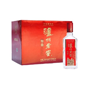泸州老窖特曲52度165ml*6瓶礼盒浓香型高度白酒(三两三礼盒)