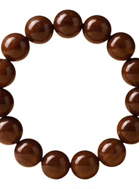 2026天然金丝檀木手串男士