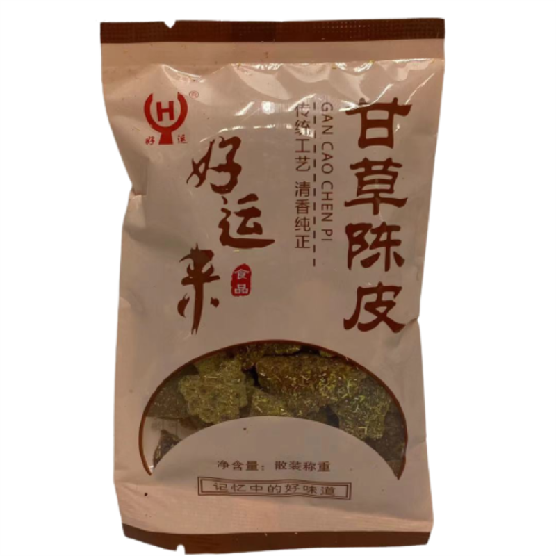 好运来甘草老陈皮即食500g九制