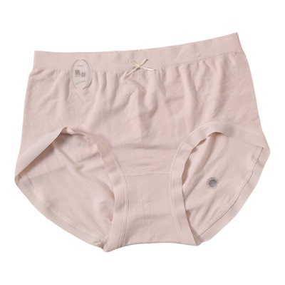 莱莹8071女士无缝内裤简约自然中高腰柔软舒适透气包臀收腹短裤头