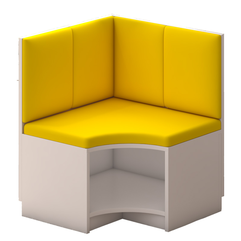 转角卡座软包家用小户型奶茶店咖啡馆靠墙组合支持定制实木储物柜