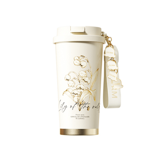 GERM铃兰保温杯咖啡杯女生2025新款高颜值水杯子马年新年礼物