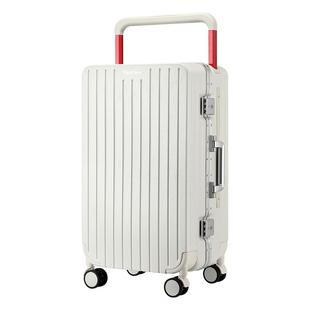 大嘴猴新款铝框行李箱男女生万向轮26旅行箱24寸中置宽拉杆箱静音