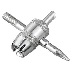 气门芯扳手自行车汽车轮胎内胎山地车气门嘴放气四合一多功能工具