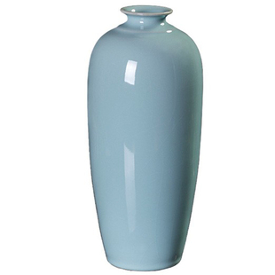 汝州北宋汝窑核心产区廷怀窑汝瓷天青釉福乐瓶居家摆件花瓶花插