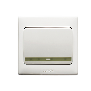 俊朗开关A系列一开单控二三插座套餐86型暗装双USB五孔面板白色