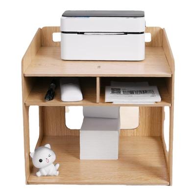 快递单打印机置物架办公室桌面多层收纳整理盒子电商仓库电子面单多功能配件支架标签条码热敏打印机增高架