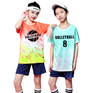 儿童气排球服男女排运动服套装小学生乒乓球羽毛球服比赛专用服装