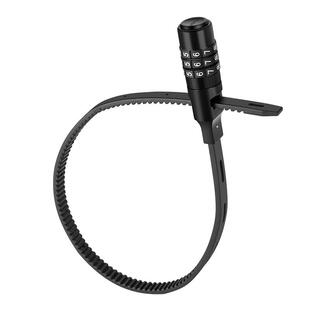 洛克兄弟自行车头盔锁摩托车电动车防盗密码锁便携箱包滑板扎带锁