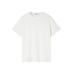 百搭条纹空气层短袖T恤男士2026年春夏季新款打底体恤衫潮男上衣