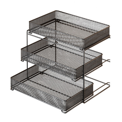 三层抽拉顺滑更省力下水槽置物架