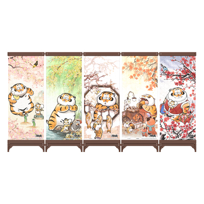 3djp我不是胖虎屏风拼图国潮摆件