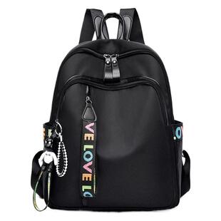 金玉鸟双肩包女2024新款韩版百搭牛津布背包时尚休闲大容量学生包