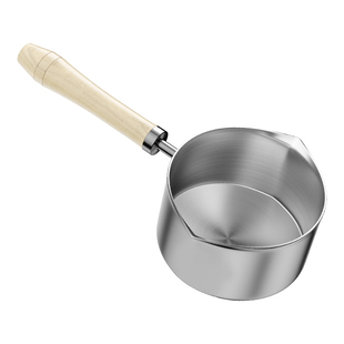 velosan不锈钢泼油小锅热油神器家用烧油炝油淋油巴掌大迷你煎锅