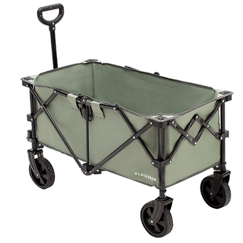 黑鹿户外营地车便携式购物小拉车露营野餐小推车野营折叠小拖车