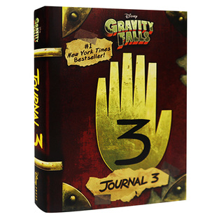 英文原版 Gravity Falls: Journal 3 怪诞小镇日志 迪普日记3 儿童英语冒险故事书青少年课外书 比尔之书The Book of Bill小说
