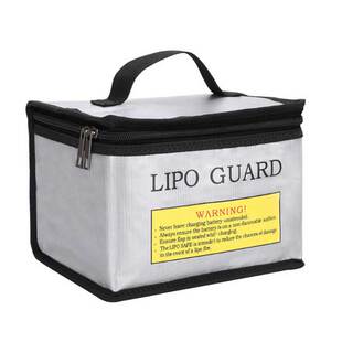 锂电池防爆袋防火文件袋穿越机电池收纳袋手提防水阻燃袋防水防潮