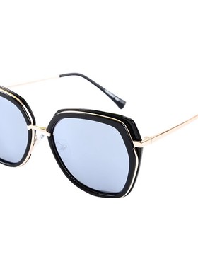 UV100太阳眼镜时尚圆脸大框
