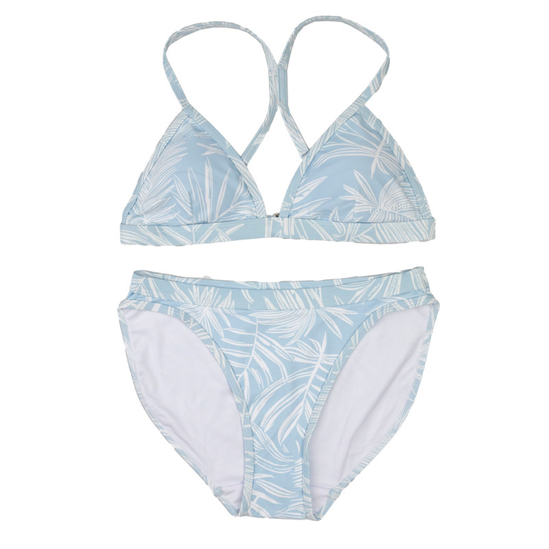 分体泳衣女士简约运动内衣沙滩海边度假游泳浮潜冲浪服小胸比基尼