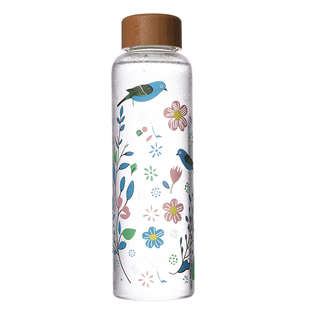 冷感变色玻璃杯子2025新款女高颜值便携冷泡杯随手水杯果汁咖啡杯