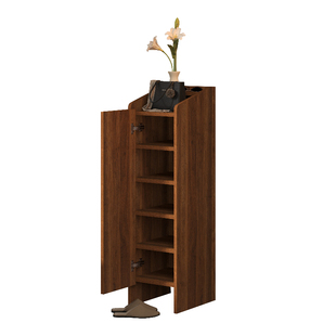 门口小窄鞋柜楼道外电梯入户单门小尺寸多层鞋架家用靠墙玄关超薄