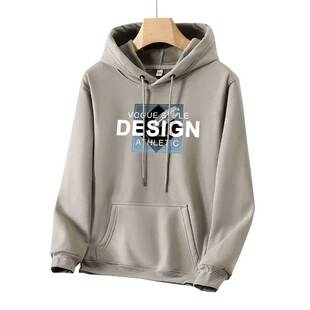 秋冬潮流国潮连帽卫衣男宽松加绒青少年初中高中学生百搭帽衫外套