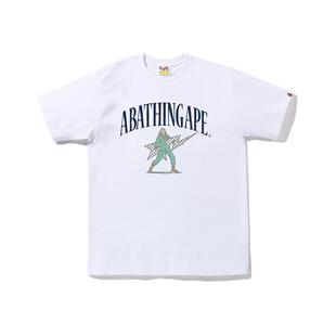 BAPE男装春夏猿人字母STA星星图案印花短袖T恤X10014I