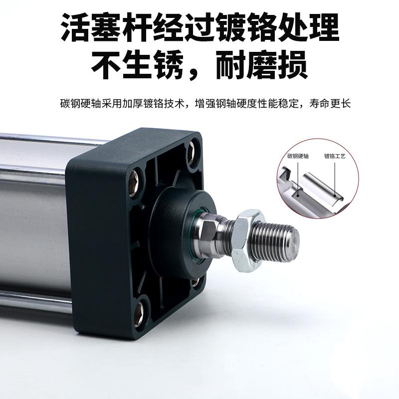 SCY气动油缸锯床切机下料机慢速50 63/80/100X300x75气液油推气缸