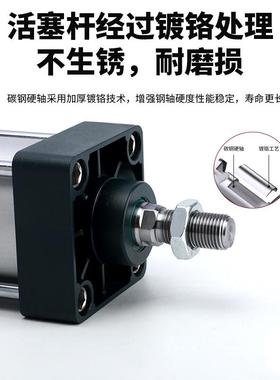 SCY气动油缸锯床切机下料机慢速50 63/80/100X300x75气液油推气缸