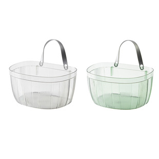 葱姜蒜收纳篮厨房大蒜筐免打孔置物架壁挂放蒜头生姜盒卫生间储物