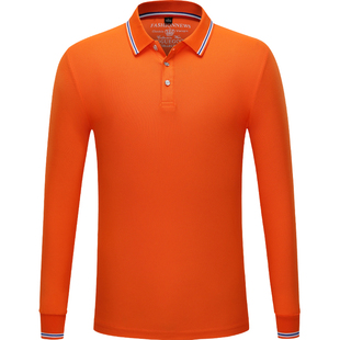 长袖T恤广告定制翻领polo衫企业文化衫团体班服工作服厂服印logo