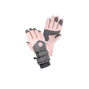 保暖手套冬季骑行男女士电动摩托车防风防寒防水滑雪加绒厚棉触屏