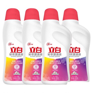 立白彩漂液去渍去黄增白彩票粉衣服染色洗白色衣物彩色通用漂白剂