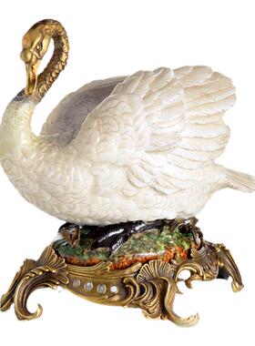 欧式风客厅陶瓷摆件工艺品