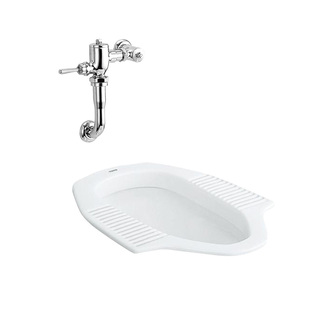 TOTO蹲便器CW8RB/CW7RB家用蹲坑手动脚踏式暗装感应冲水(04-E)