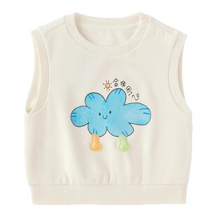 【balaOne】巴拉巴拉童装宝宝马甲2026新款春装男女童背心可爱萌