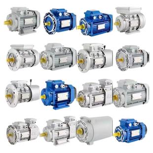 220V380V三相异步全铜四方铝壳YS高速静音国标电机2.2KW立式B5B14