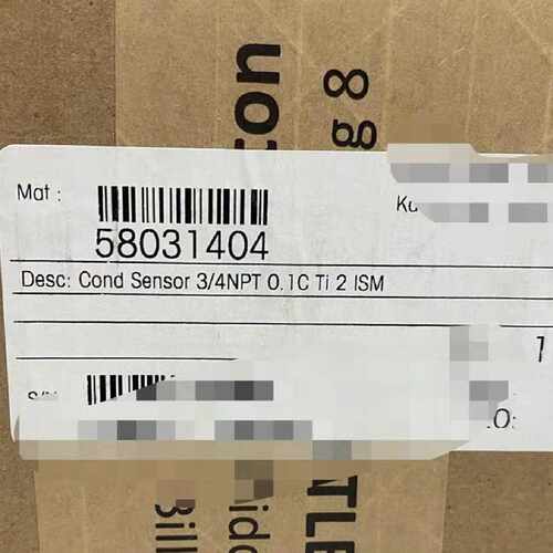 议价梅特勒58031404 电导，Cond Sensor 3/4NPT 0.1C Ti 2 ISM，
