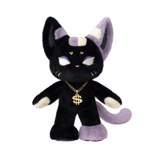 Fairywoods『招财小猫』玩偶黑色可爱猫咪毛绒公仔女生礼物送闺蜜