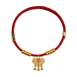 猫咪新年长命锁项圈猫狗小金锁项链小狗脖子饰品脖圈宠物过年配饰