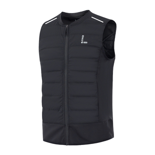 零阻力新款跑步羽绒服马甲运动训练户外保暖轻量男女外套坎肩背心