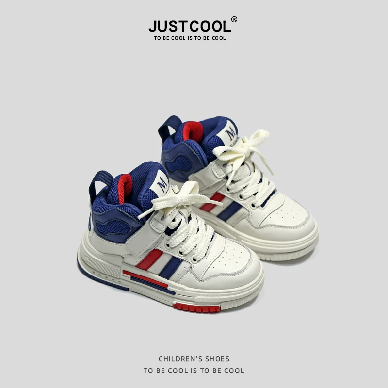 Детские баскетбольные кроссовки JUSTCOOL белые спортивные кроссовки 2023 новый осень девочки обувь осень и зима мальчики кроссовки