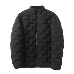 北美户外线 全衣无缝压胶绗缝轻盈保暖秋冬男士休闲时尚棉服外套