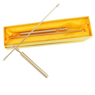 慈缘正堂 黄铜杨公寻龙尺探测仪一对 应用密法测水地灵尺辅助罗盘