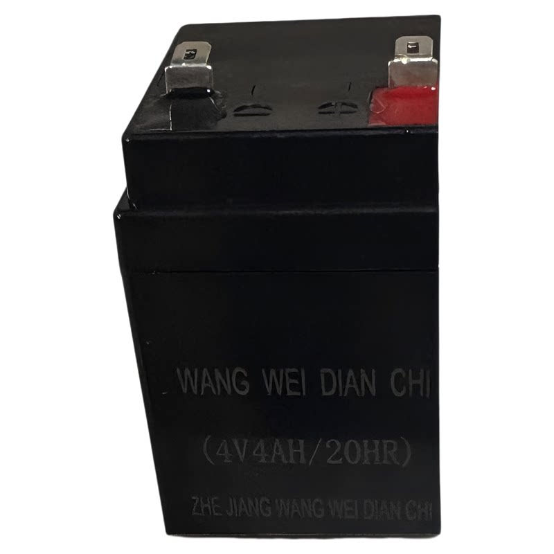电子秤专用铅酸电池 WANG NENG电瓶 台秤电源4V4AH蓄电池