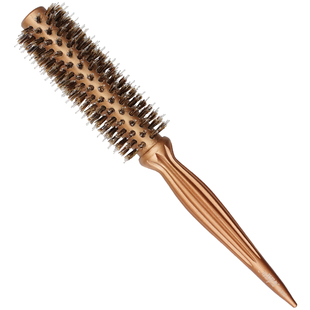 玛尼卡猪鬃毛卷发梳子发型师专用吹直发卷发造型梳家用美发梳滚梳