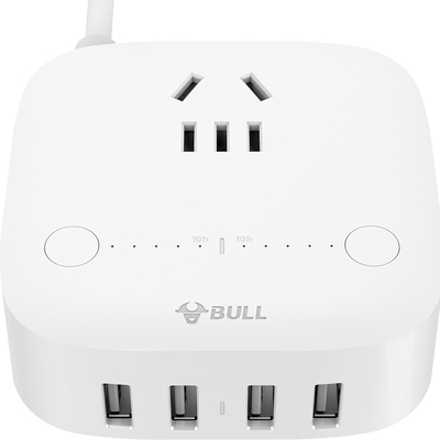 公牛定时拖线板小巧充电插座