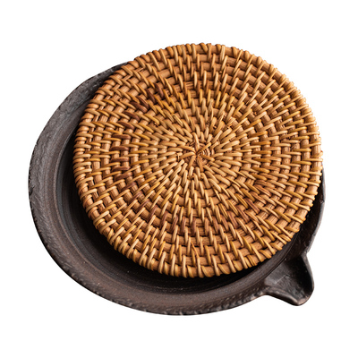 粗陶紫砂养壶垫日式风功夫茶具