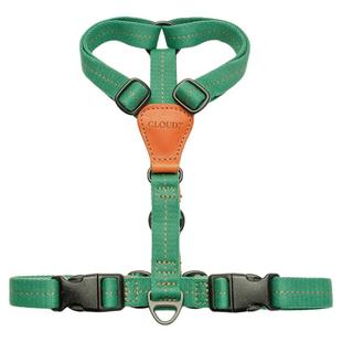 德国cloud7马德拉真皮防爆冲狗狗胸背带轻奢Y字型牵引遛狗绳